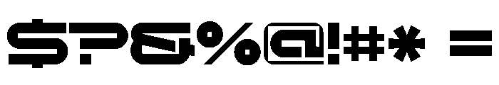 Changeling Neo Stencil Font OTHER CHARS