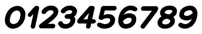 Chankfurter Bold Italic Font OTHER CHARS