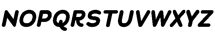 Chankfurter Bold Italic Font UPPERCASE