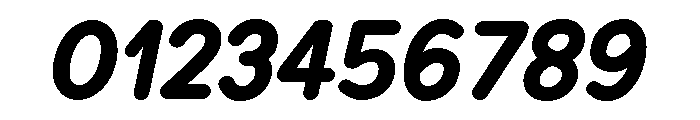 Chankfurter Condensed Bold Italic Font OTHER CHARS