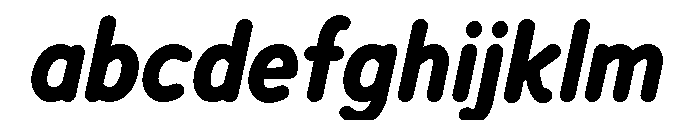 Chankfurter Condensed Bold Italic FONT