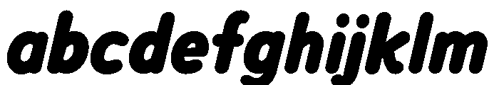 Chankfurter Condensed Extra Bold Italic FONT