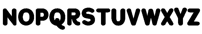 Chankfurter Condensed Extra Bold Font UPPERCASE