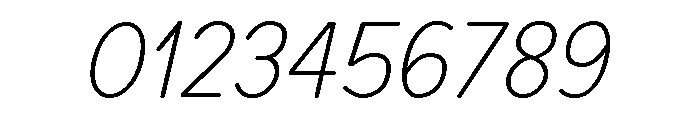 Chankfurter Condensed Light Italic Font OTHER CHARS