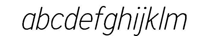 Chankfurter Condensed Light Italic FONT