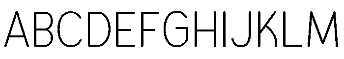 Chankfurter Condensed Light Font UPPERCASE