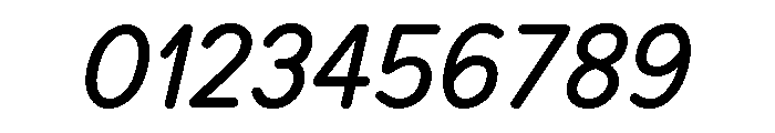 Chankfurter Condensed Medium Italic Font OTHER CHARS