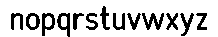Chankfurter Condensed Medium Font LOWERCASE