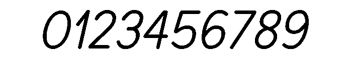 Chankfurter Condensed Regular Italic Font OTHER CHARS