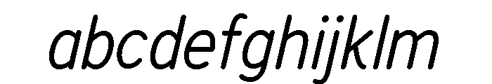 Chankfurter Condensed Regular Italic FONT