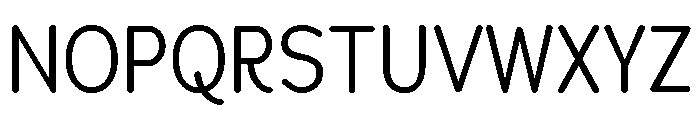 Chankfurter Condensed Regular Font UPPERCASE