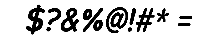 Chankfurter Condensed Semi Bold Italic Font OTHER CHARS