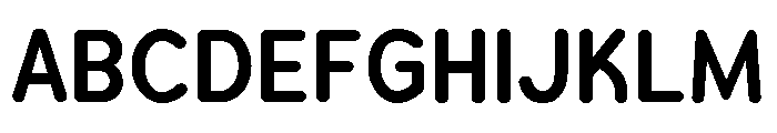 Chankfurter Condensed Semi Bold Font UPPERCASE