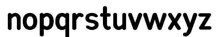 Chankfurter Condensed Semi Bold Font LOWERCASE