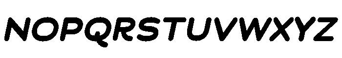 Chankfurter Extended Bold Italic Font UPPERCASE