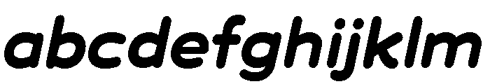 Chankfurter Extended Bold Italic FONT