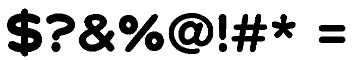 Chankfurter Extended Bold Font OTHER CHARS