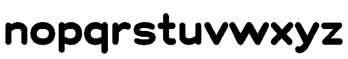 Chankfurter Extended Bold Font LOWERCASE