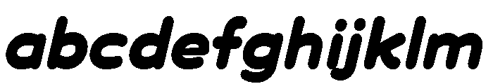Chankfurter Extended Extra Bold Italic FONT