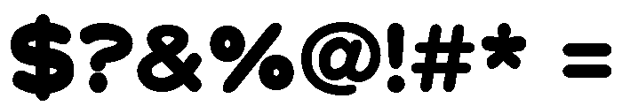 Chankfurter Extended Extra Bold Font OTHER CHARS