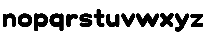 Chankfurter Extended Extra Bold Font LOWERCASE
