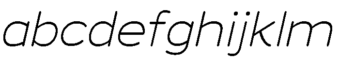Chankfurter Extended Light Italic FONT