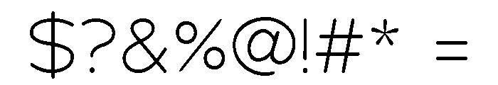 Chankfurter Extended Light Font OTHER CHARS
