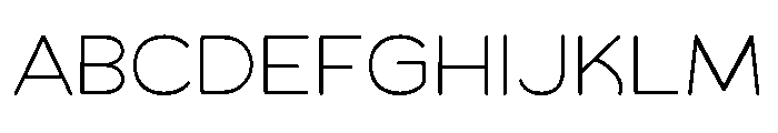 Chankfurter Extended Light Font UPPERCASE