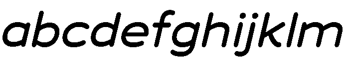 Chankfurter Extended Medium Italic FONT