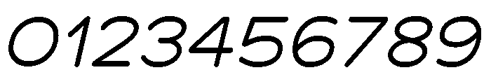 Chankfurter Extended Regular Italic Font OTHER CHARS