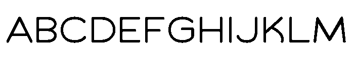 Chankfurter Extended Regular Font UPPERCASE