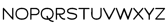 Chankfurter Extended Regular Font UPPERCASE