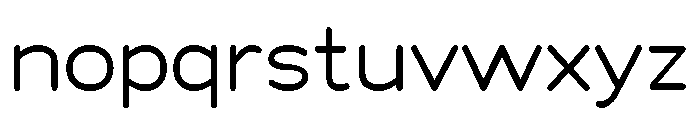 Chankfurter Extended Regular Font LOWERCASE