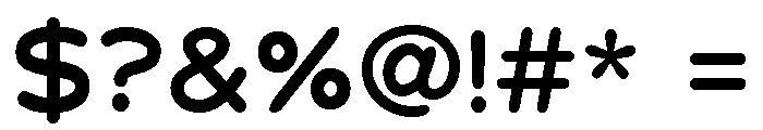 Chankfurter Extended Semi Bold Font OTHER CHARS