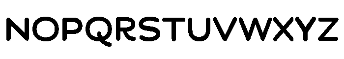 Chankfurter Extended Semi Bold Font UPPERCASE