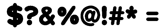 Chankfurter Extra Bold Font OTHER CHARS