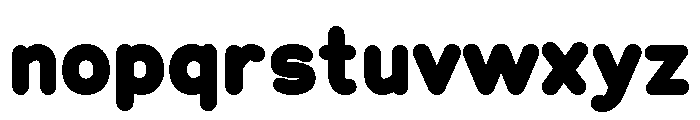 Chankfurter Extra Bold Font LOWERCASE