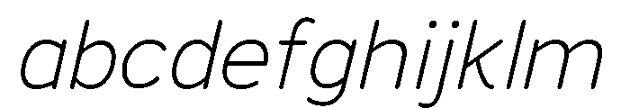 Chankfurter Light Italic FONT