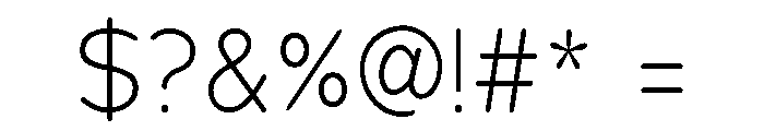 Chankfurter Light Font OTHER CHARS