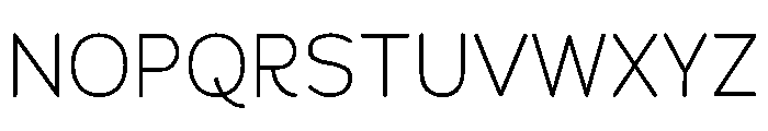 Chankfurter Light Font UPPERCASE