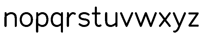 Chankfurter Regular Font LOWERCASE