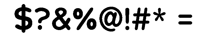 Chankfurter Semi Bold Font OTHER CHARS