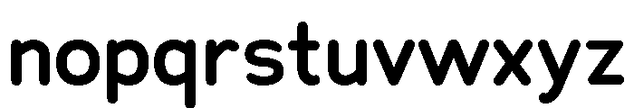 Chankfurter Semi Bold Font LOWERCASE