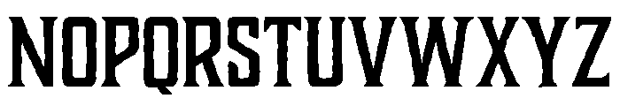 Charcuterie Block Regular Font UPPERCASE