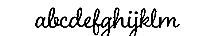 Charcuterie Cursive Regular FONT