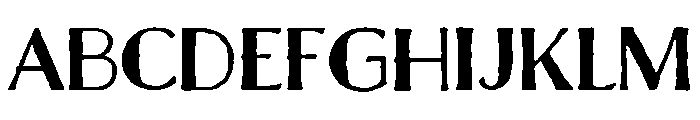 Charcuterie Deco Contrast Font UPPERCASE