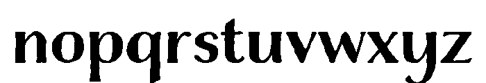 Charcuterie Deco Contrast Font LOWERCASE