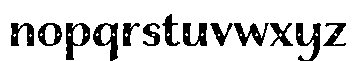 Charcuterie Deco Filigree Font LOWERCASE