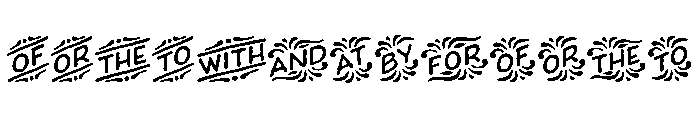 Charcuterie Design Elements Catchwords Font UPPERCASE