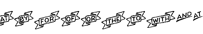 Charcuterie Design Elements Catchwords FONT